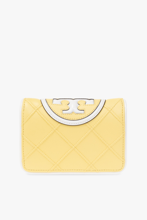 Yellow Leather wallet Tory Burch Vitkac GB